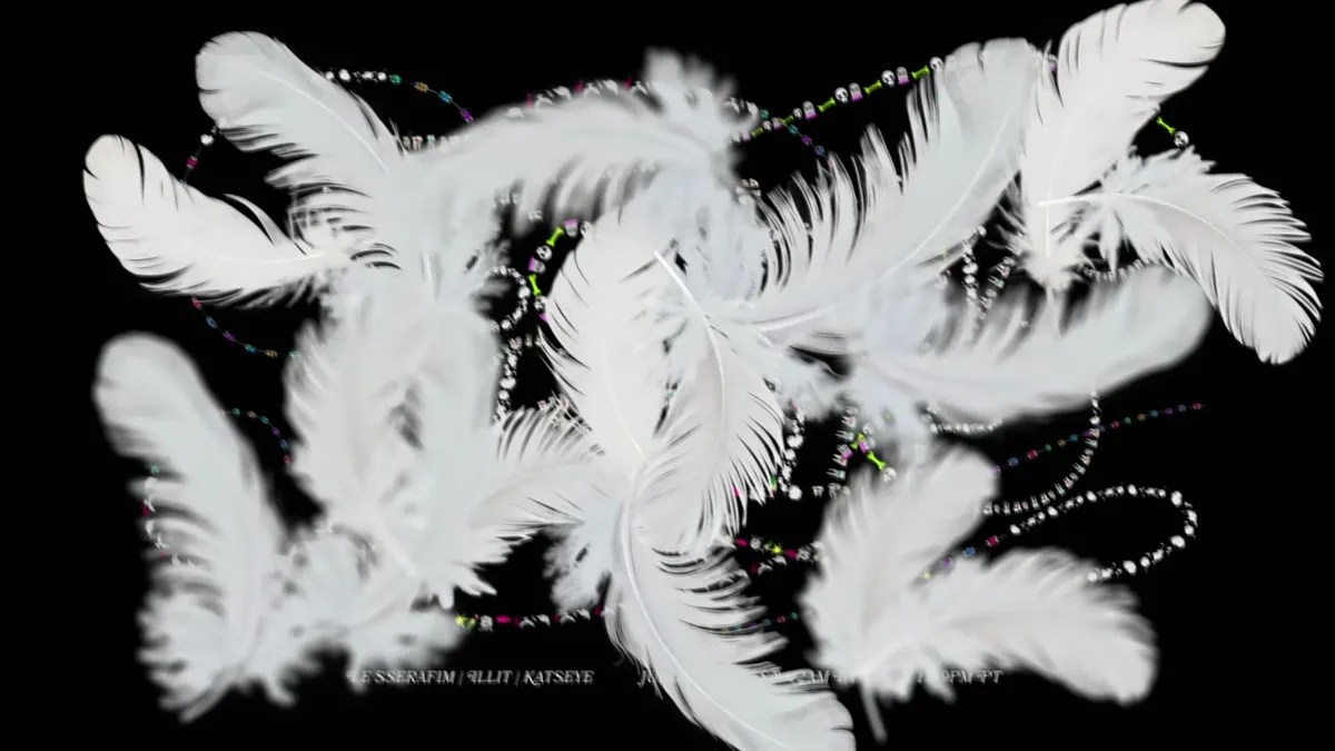 ICONIC BY MISTAKE Collaboration Single Image from HYBE Labels Official Logo Motion