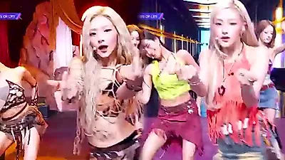 키스오브라이프 'SWEAT' 뮤직뱅크 교차 편집 무대 공개