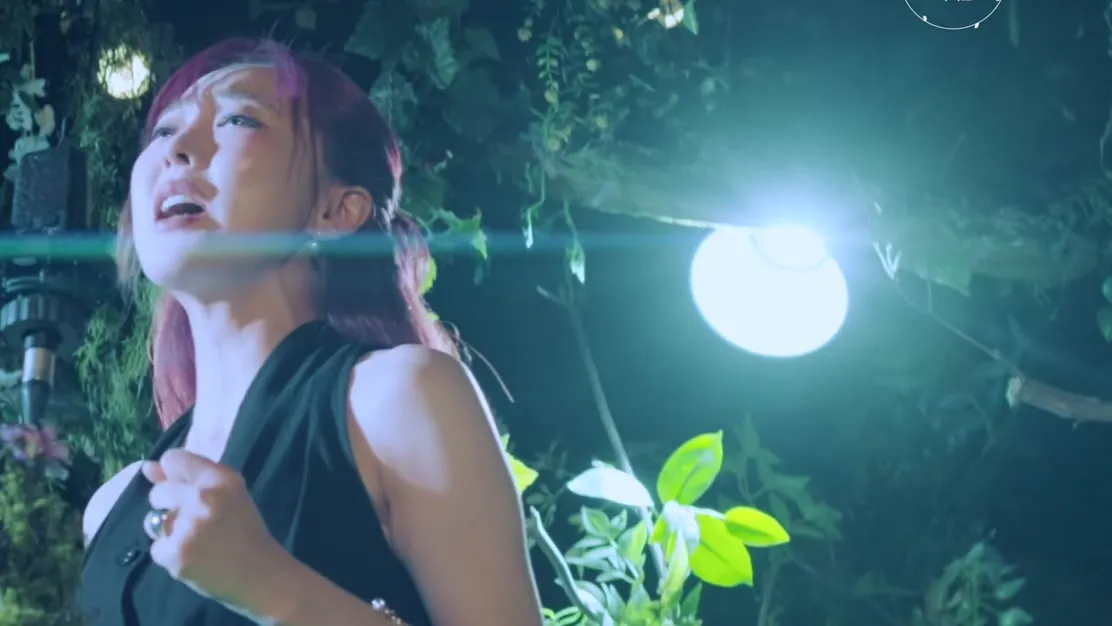 Lee Bo-ram Performs Live Under Forest Stage Lights