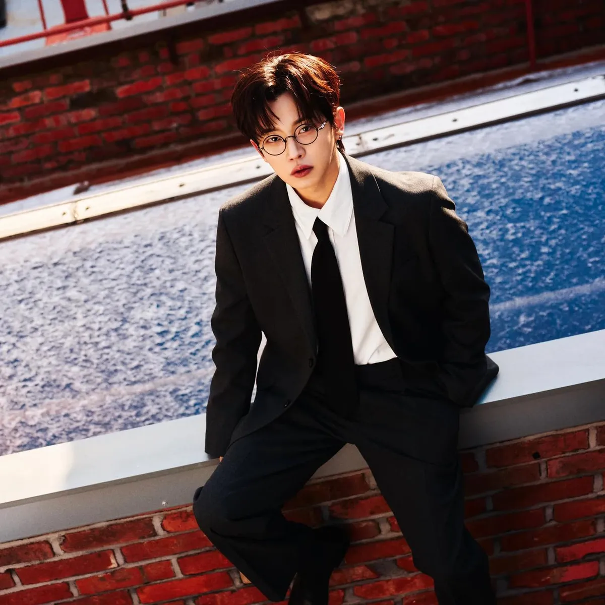 Kim Min-seok Photo Shoot Behind-the-Scenes for Second Solo Album 'Because You Are There'