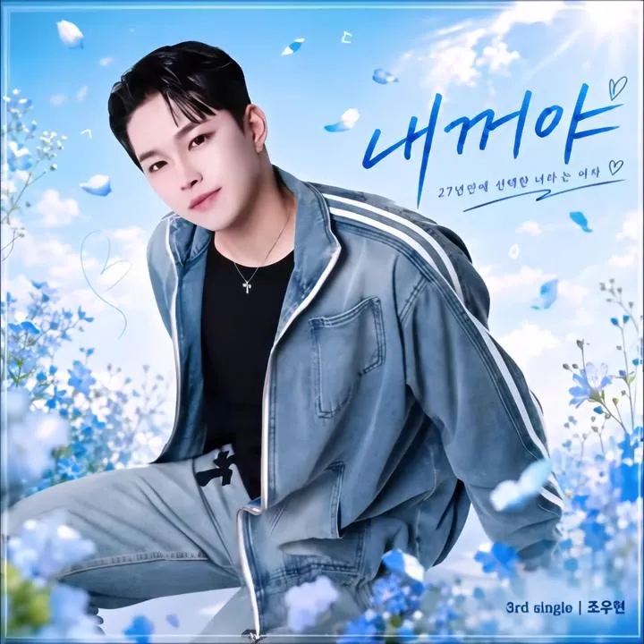 Jo Woo-hyun 3rd Single 'Naekkeoya' Official Audio Cover Image