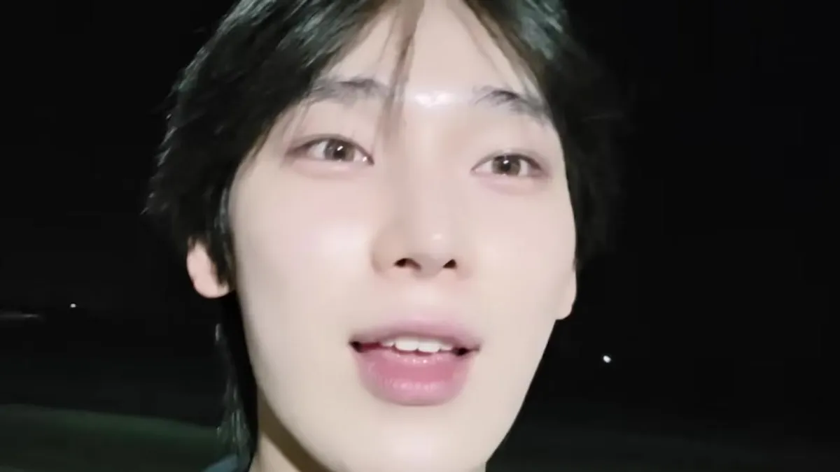 Sunwoo Captured Walking Through the Night Streets in Busan Travel Vlog