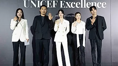 Jeon Yeo-been y Shin Woo-seok convierten lápices en apoyo para los sueños de los niños
