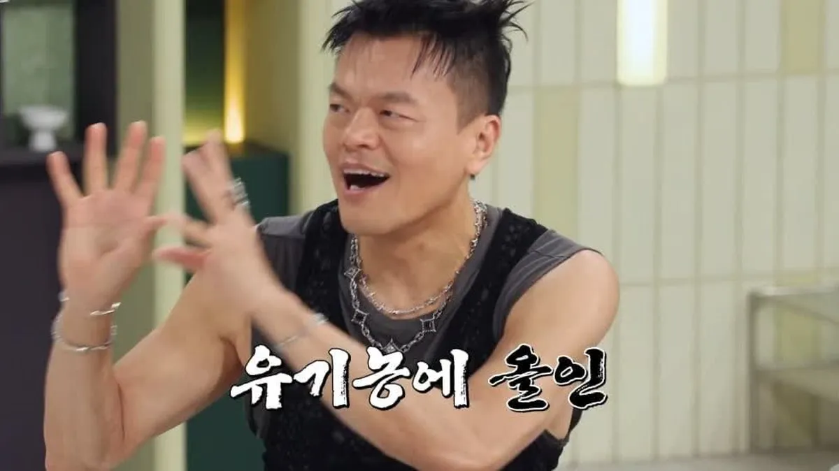 Singer Park Jin-young Demonstrates Strict Self-Management with 9.2% Body Fat Percentage