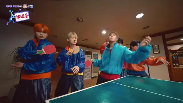 VERIVERY's Table Tennis Scene in 'Don't Panic!' Official Music Video - YouTube