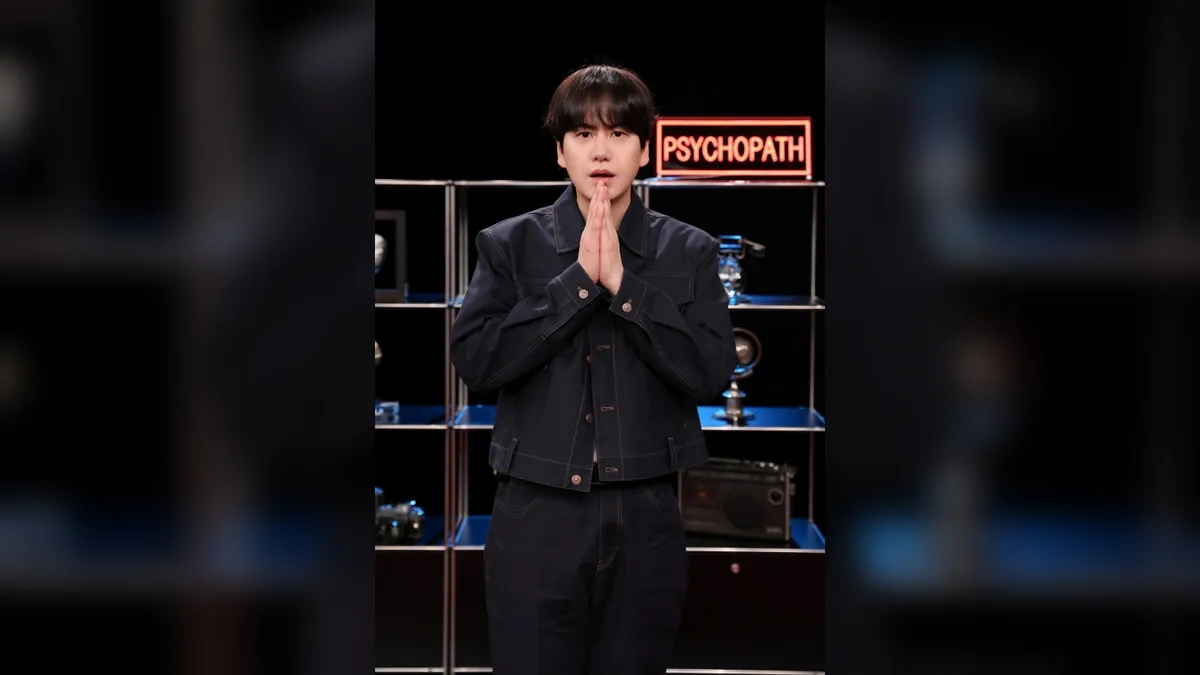 Kyuhyun Attends Press Conference for MBN·SBS Plus Thriller Talk Show 'The Psychopath I Met'
